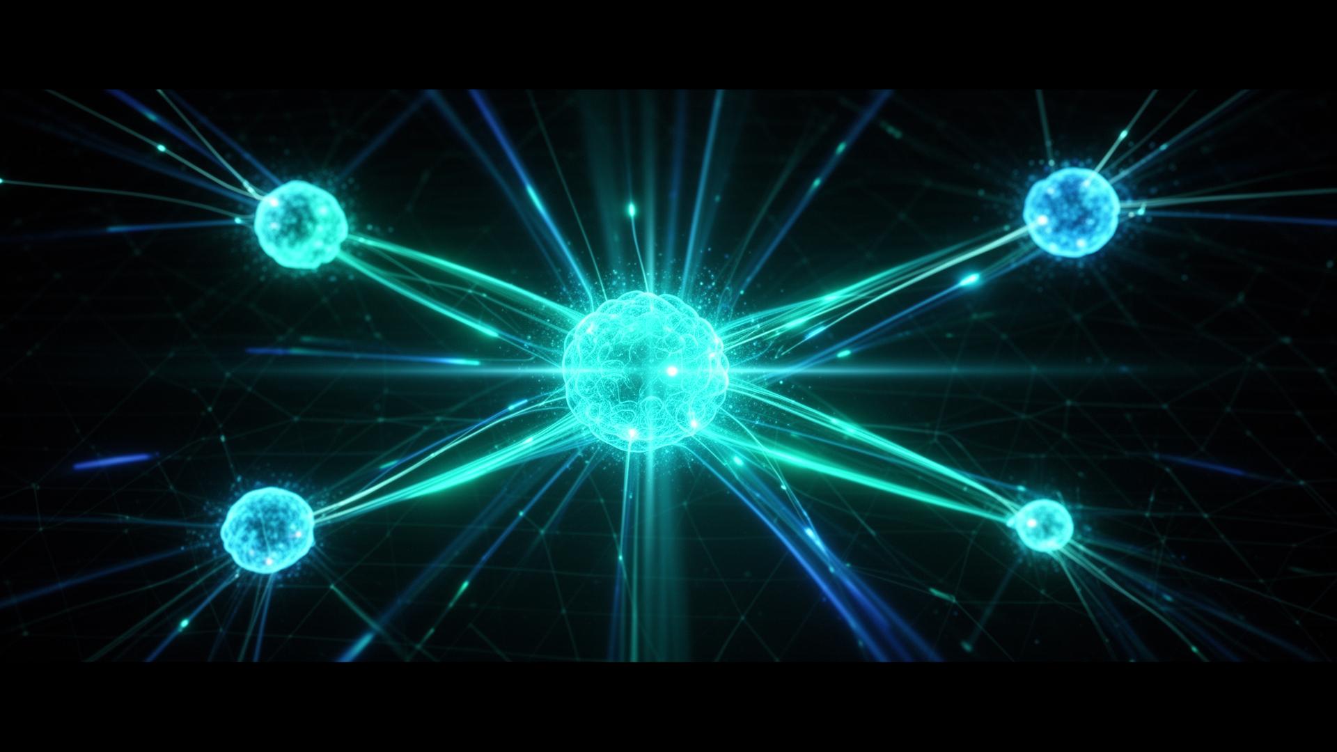 AI neural network visualization