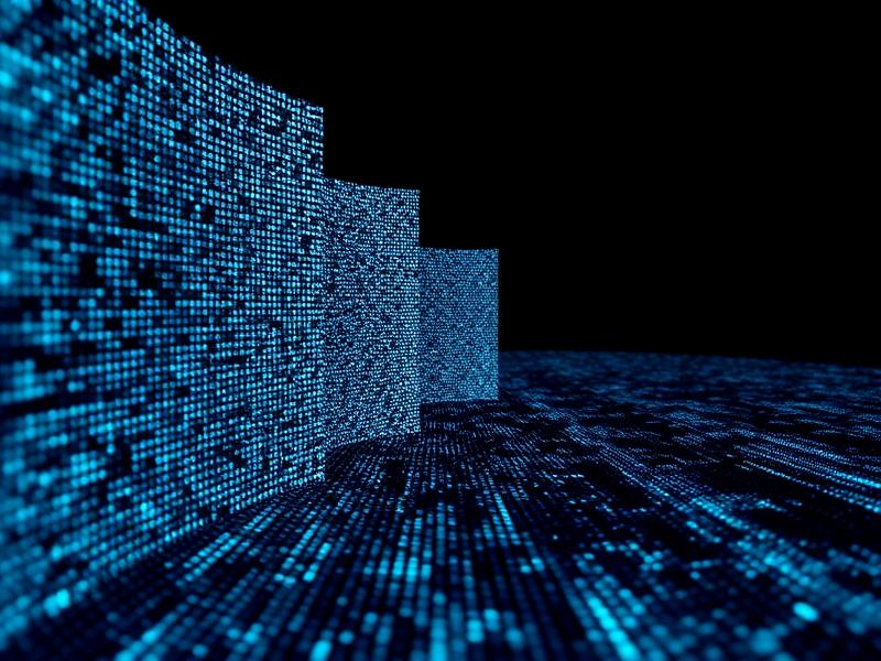 Image upscaling process visualization showing pixel enhancement
